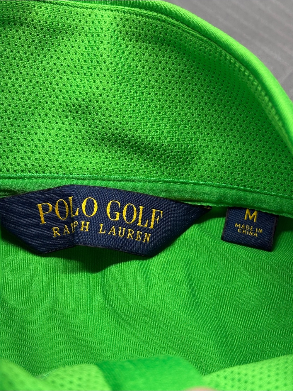 Polo Golf Ralph Lauren Performance 1/4 Zip Vest Green Stretch Harbour Town M - Picture 7 of 10